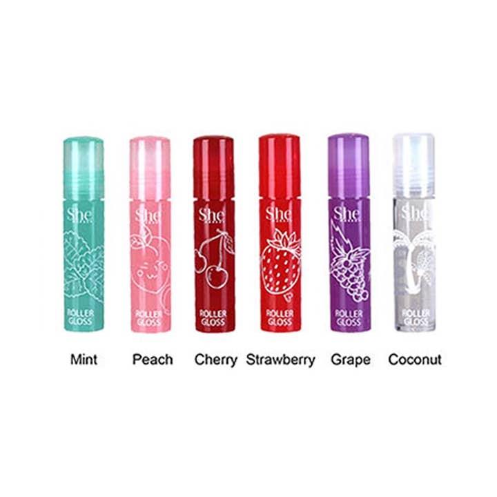 PINEAPPLE Beauty – wholesale Lip-gloss – Makeup She LG13 Fruity Lip Roller Gloss - 363