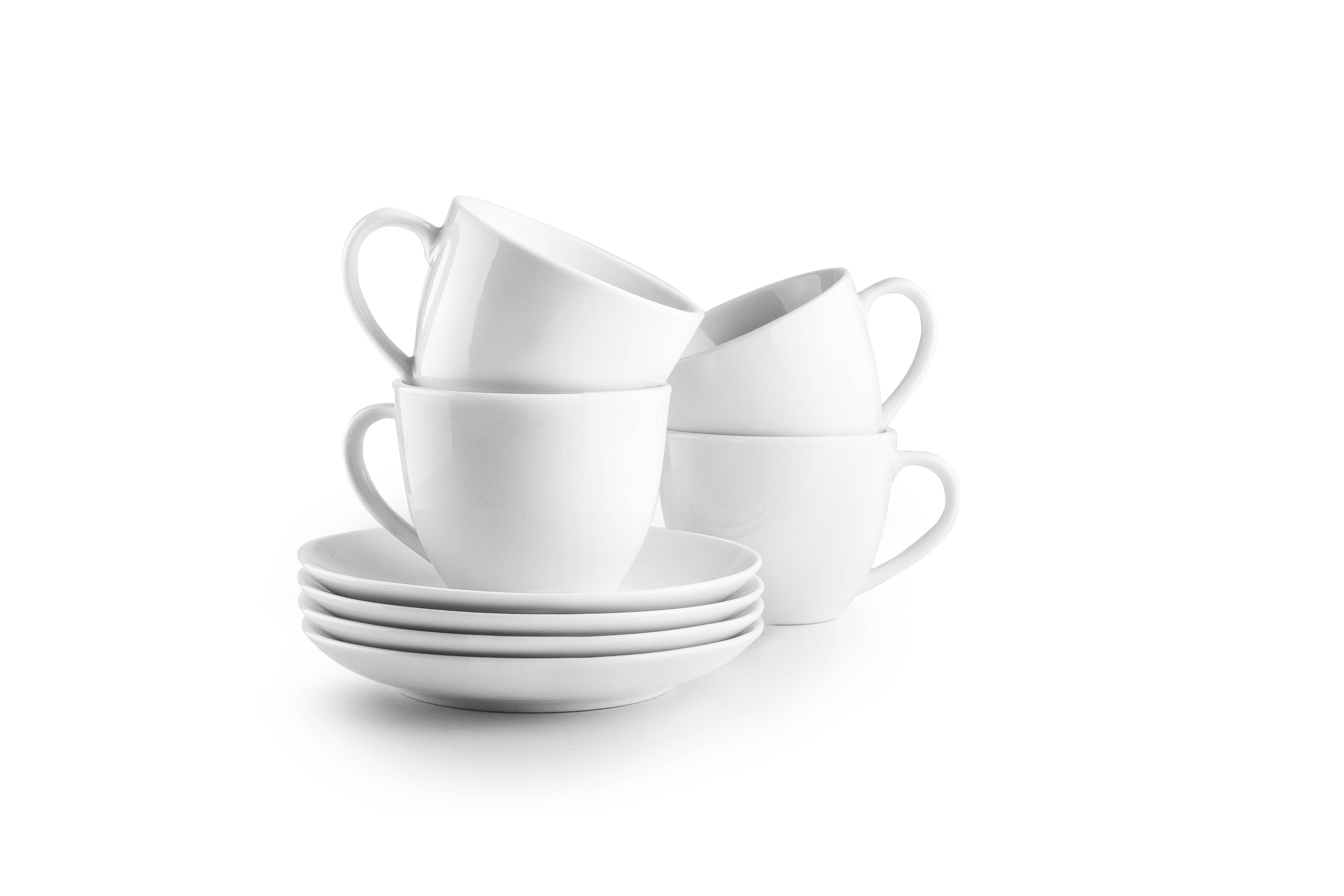 Ibili - Venta al por mayor Taza de café/té - Set 4 Tazas 310Ml+Platillos 16 Castilla - IBILI3