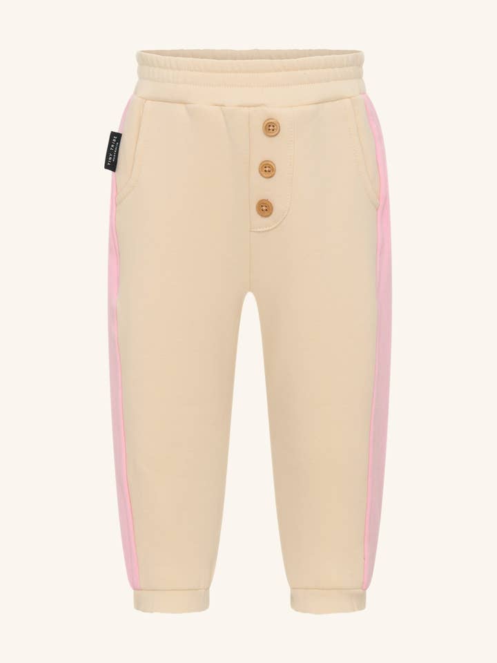Pantaloni Slouch con Segmento Laterale Rosa per la vendita all'ingrosso da parte di Tiny Tribe