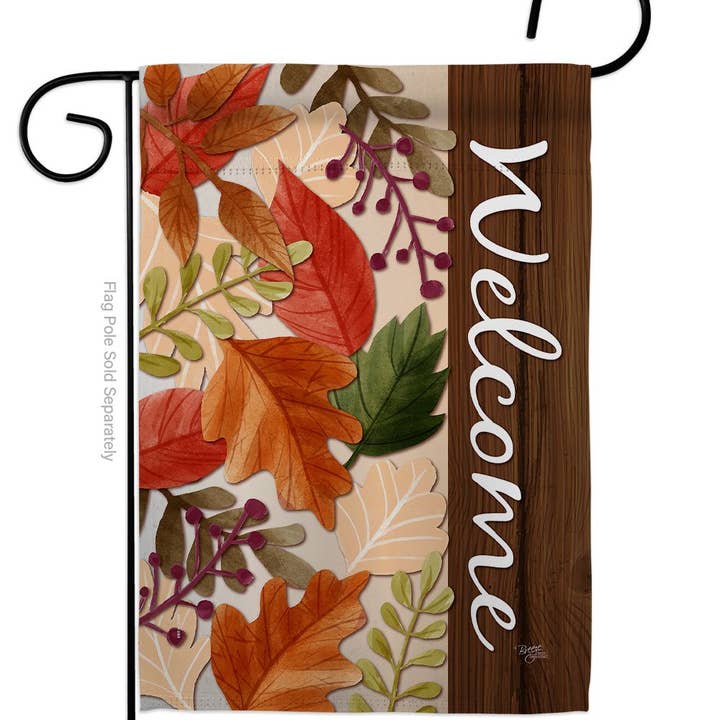Two Group Flag Co - Wholesale Flag - Autumn Leaves Falltime Harvest Decor Flag