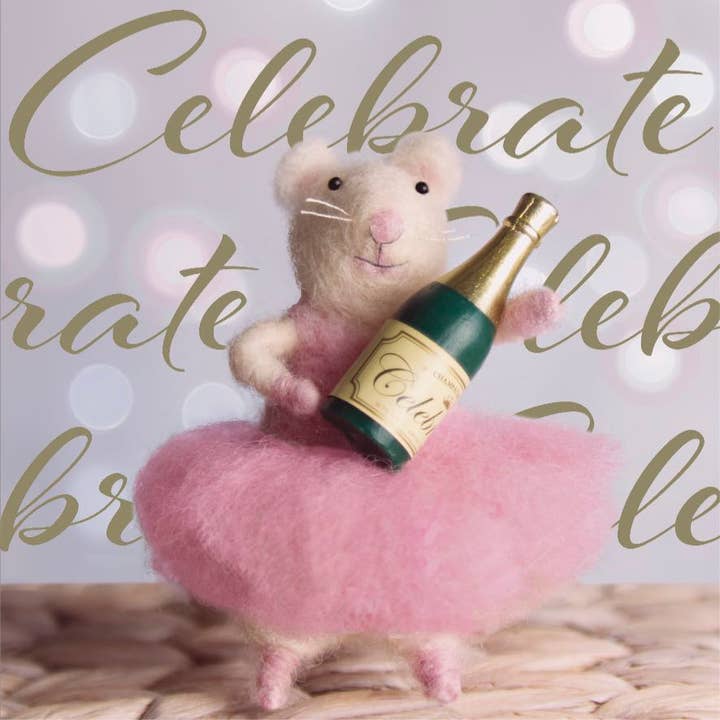 Lad os fejre - bobler - lykønskningskort for engroshandel hos Maddy's Mice