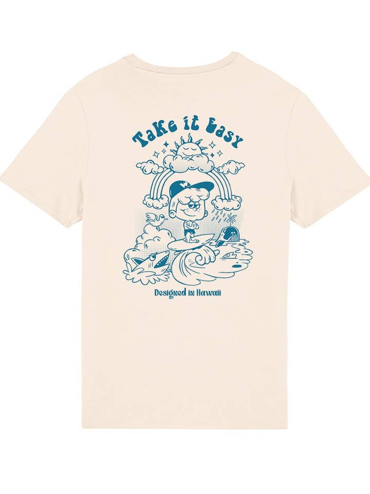Surf T-shirt Take it Easy for wholesale by Ocean Park