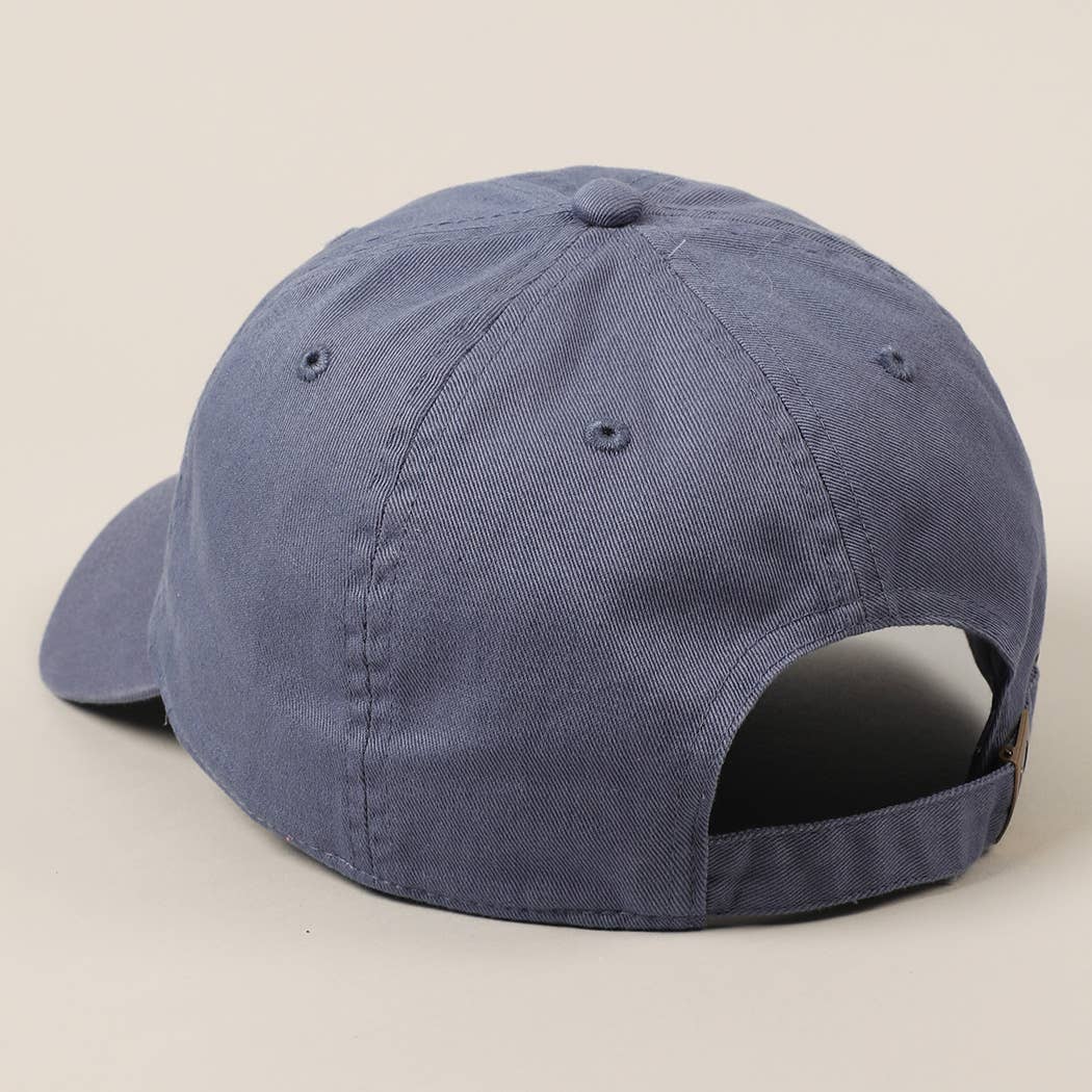 Fashion City – Engroshandel Baseballkasket - Unisex – Broderet baseballkasket med teksten "Peaceful Mind"4