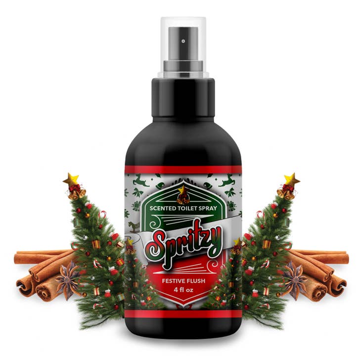 Festive Flush doftande badrum och toalettspray för wholesale av Spritzy