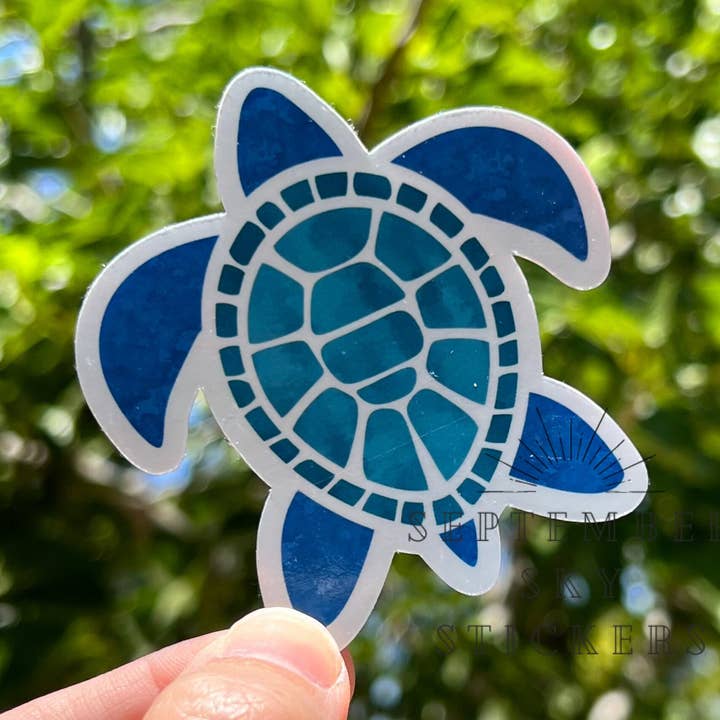 Sea Turtle Sticker | Beach Sticker | Summer Sticker | Waterp for wholesale by September Sky Stickers