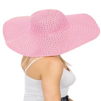 Sombra Sun Hat, Black Wide Brim Sun Hat Visor