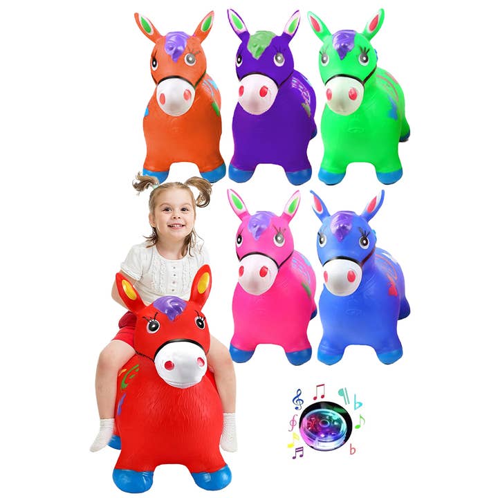 Cap Zone – Brinquedo insuflável - Crianças e bebés por atacado – Brinquedo Inflável de Pula Pula Pinata Jumbo de Burro para Crianças