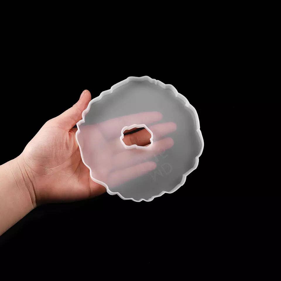 Hearth Heart - Wholesale Craft Supplies - Coaster Epoxy Mold - 5 Pack3