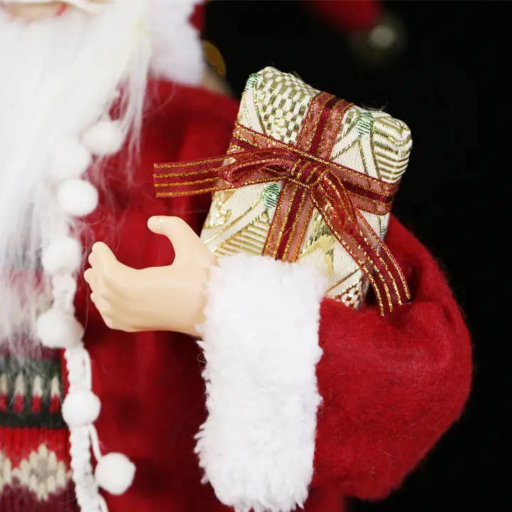 SINT - Wholesale Christmas Decoration - SINT 18 Inch Christmas Standing Santa Claus Doll Statue Figurine Ornament27