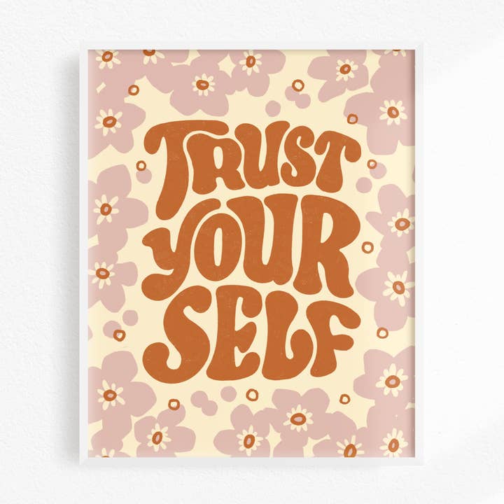 Impression d'art | Faites-vous confiance | 8 x 10 pour la vente par Wild Vine Creative