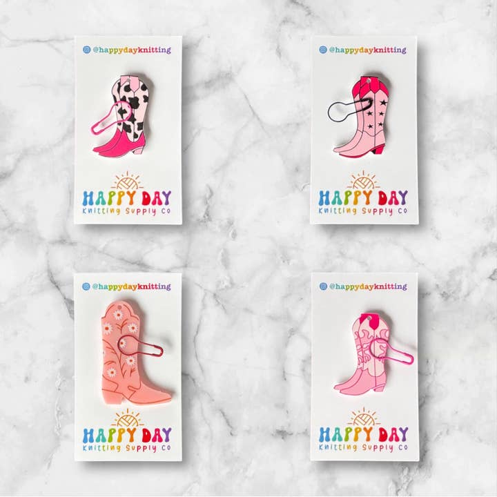 Needle Minder - These Boots Were Made for Stitching for wholesale by Happy Day Knitting