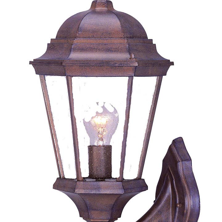 HomeRoots - Wholesale Outdoor/Lawn Light - Dark Brown Swing Arm Lantern Wall Light0