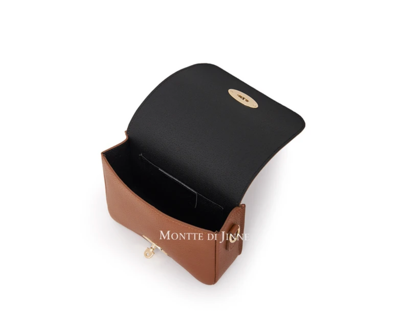 MONTTE DI JINNE - Wholesale Crossbody Bag - Women's - Italian Genuine Leather Crossbody Bag with Metal Clasp19