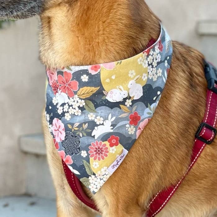 The Sakura Dog Bandana for wholesale by Maple & Paws