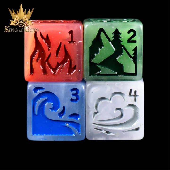 DNDDICE.COM - Wholesale Dice - Forces of Nature 4D6 Set1