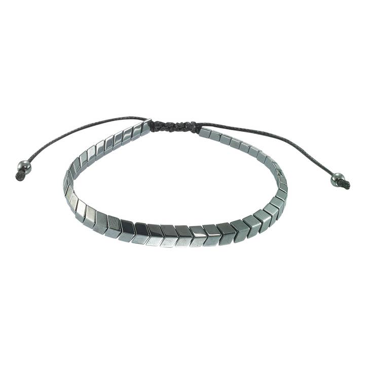 Solid & Bi-Colored Arrow Bead Bracelet-6pcs for wholesale by World End Imports Jewelry & Gifts