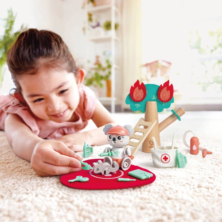 Hape Toys - Wholesale Doll - Kids - Fire Rescue Set
