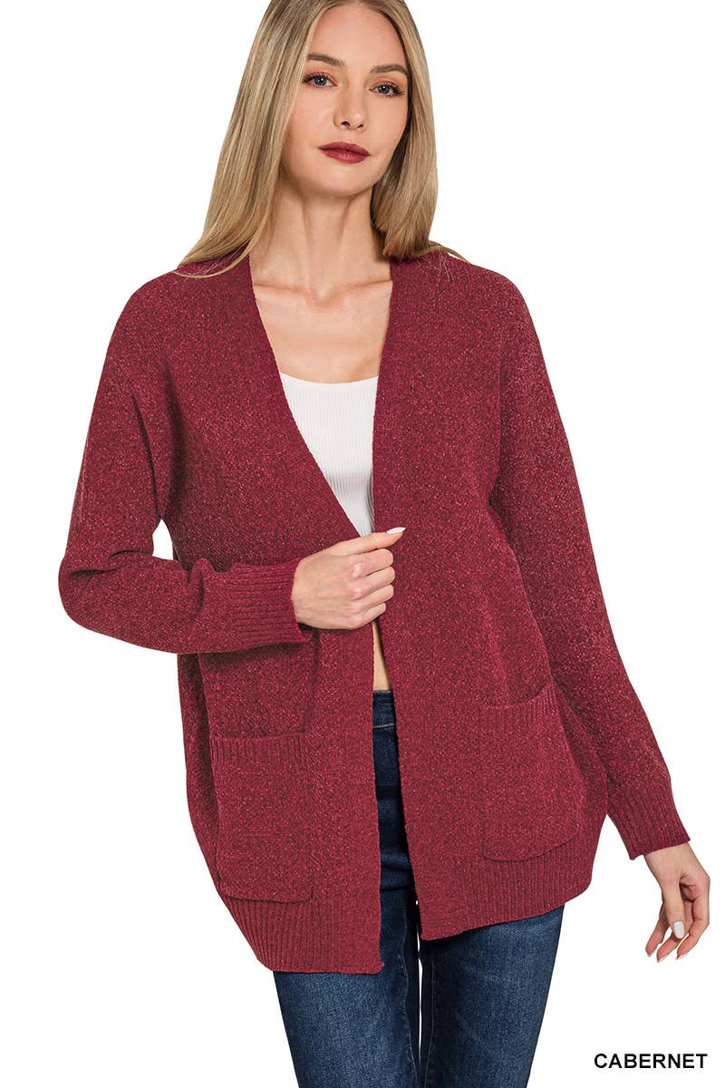 42POPS – wholesale Kofta - Dam – ...SI-25153 Melange Öppen Framsida Kofta14