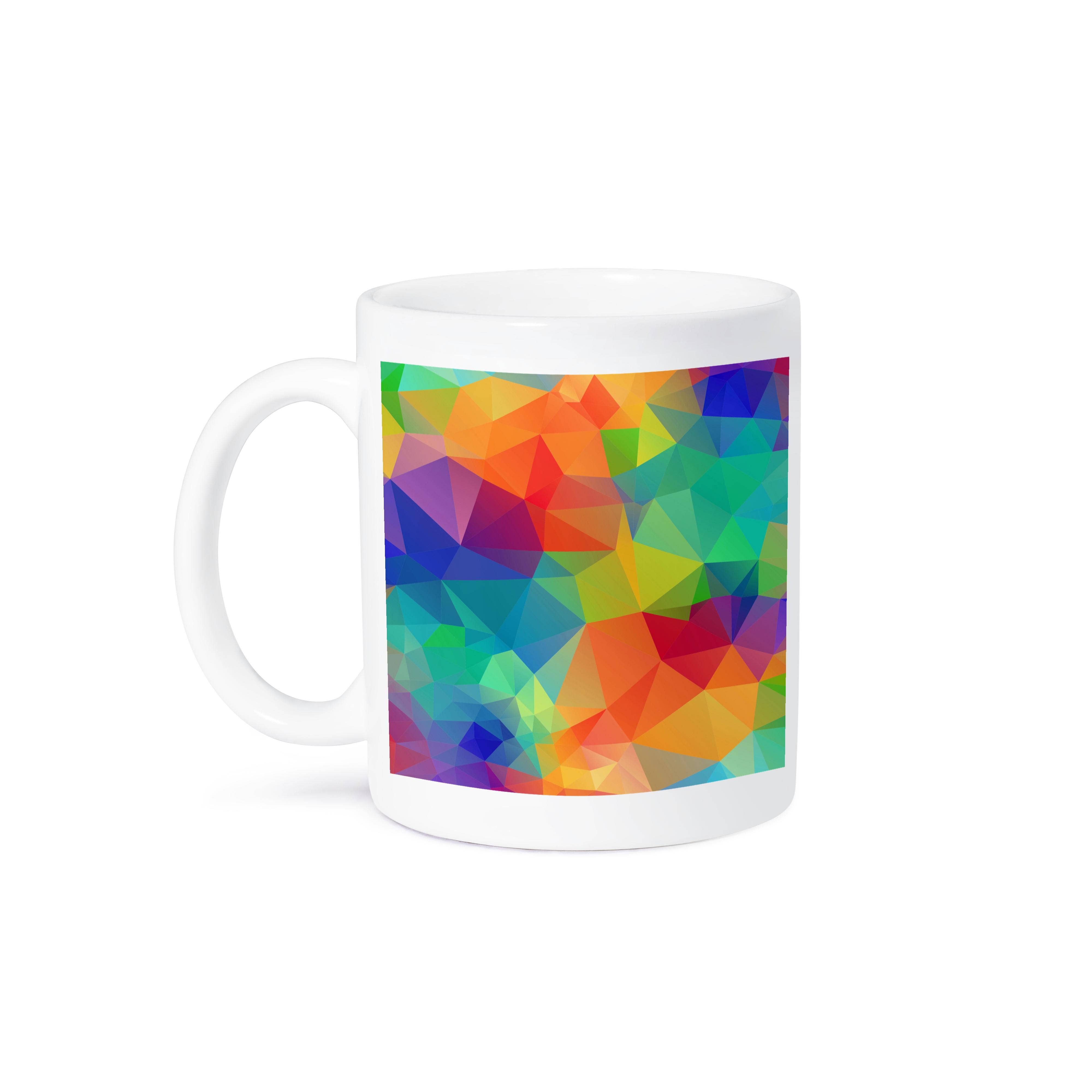 3dRose - Wholesale Coffee Mug - 3dRose, Multi-Colored Polygon Pattern, Mug8