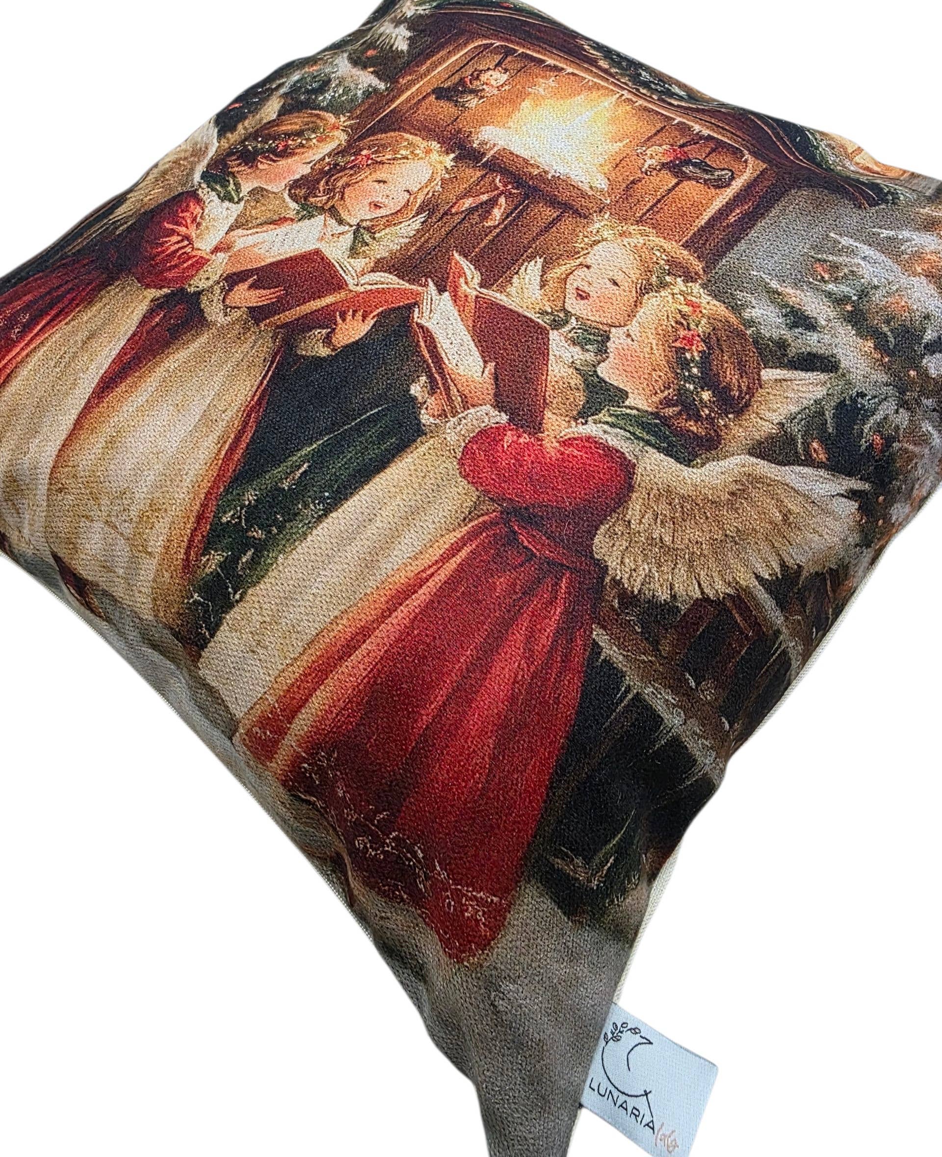 Lunaria Lab – wholesale Dekorativ kudde – Vintage Christmas Family kuddfodral20