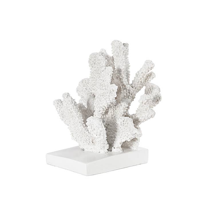 Andrea House - Wholesale Decorative Tabletop Object - White coral decorative bookend2