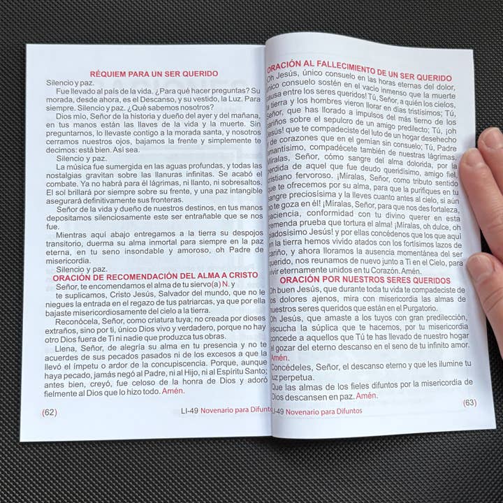 Oremus Mercy - Wholesale Book - Adult - Oraciones y Santo Rosario de Difunto Softcover Book