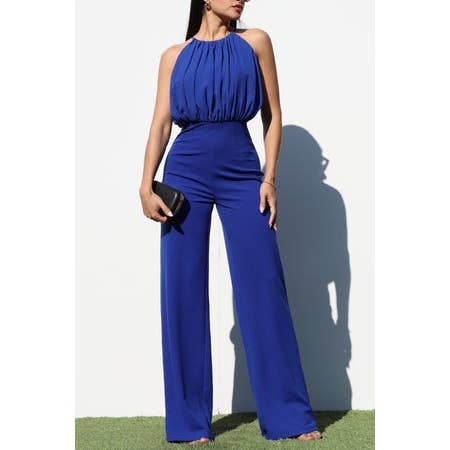 Esmeray Clothing – wholesale Jumpsuit - Dam – ELEGANT HALTER PERFECTION BYXDRESS0