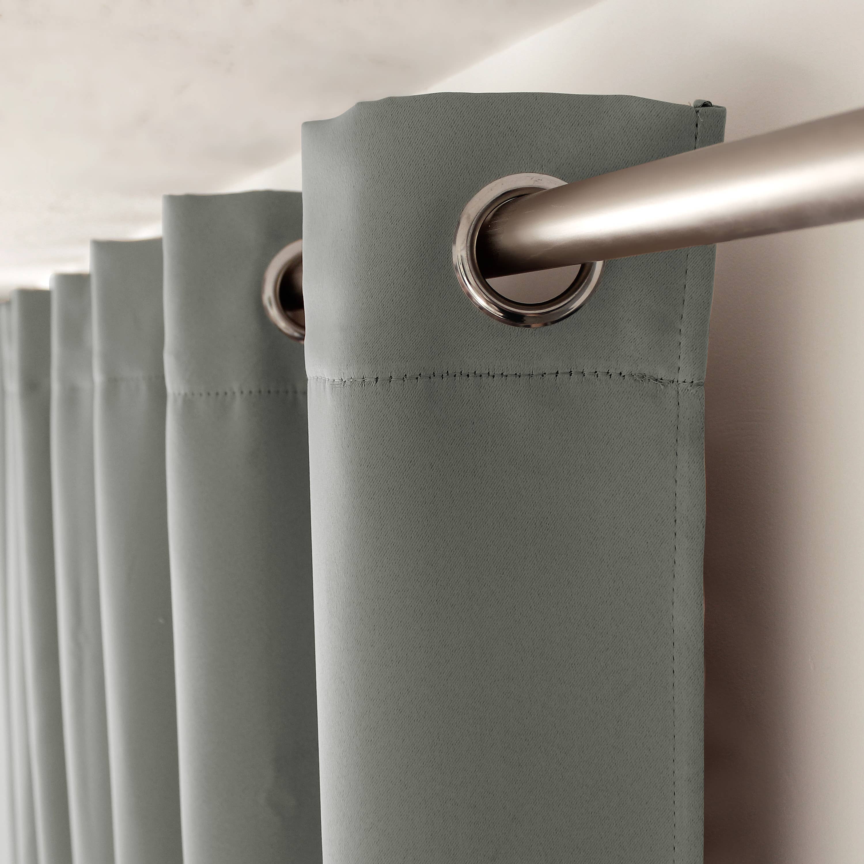 DECOSTARS - CmaDECO - Wholesale Curtain - Blackout Curtain with Grommets, 140x240cm, Liquorice Collection51