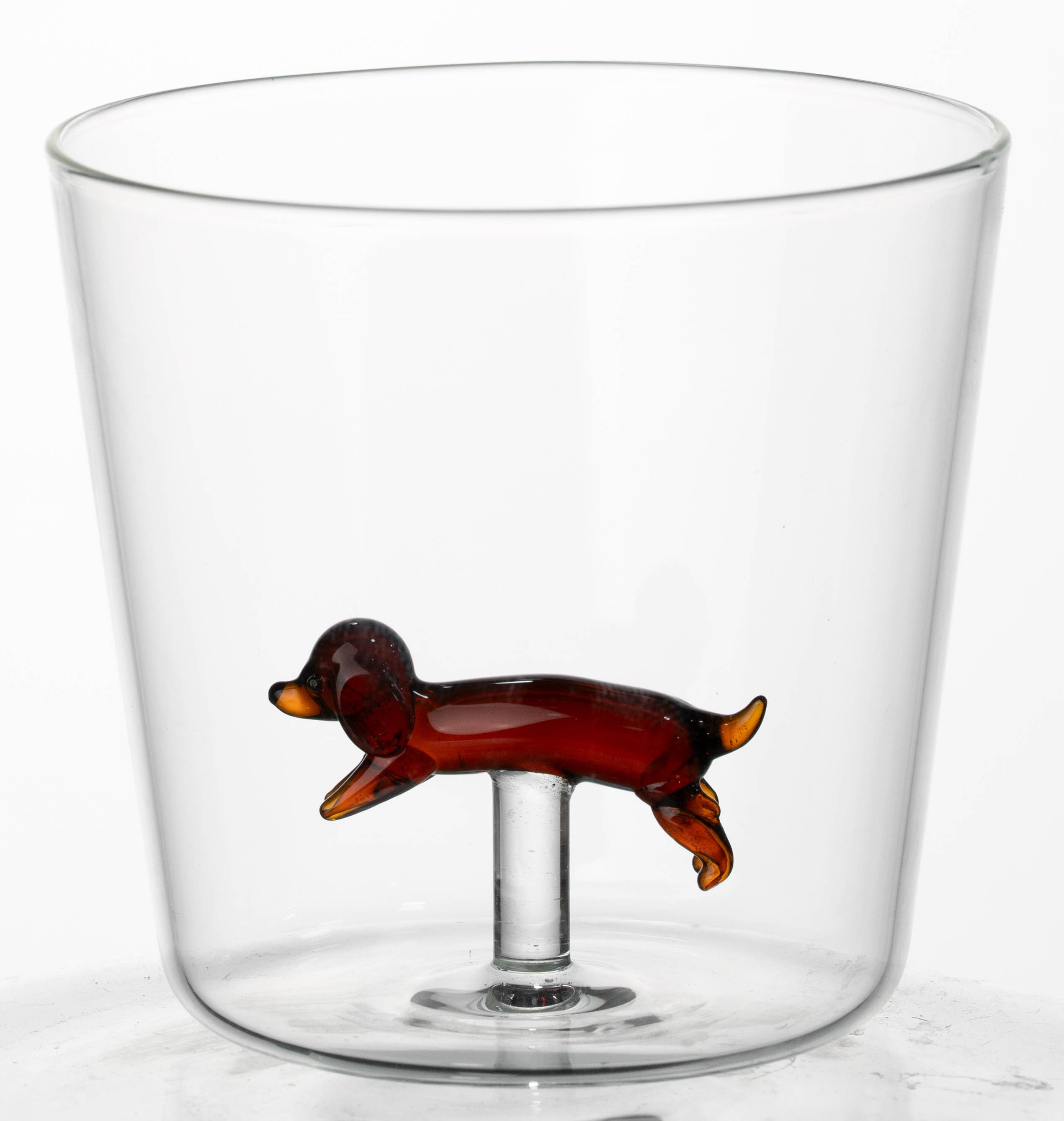 I-Total, I-Drink - Wholesale Drinking Glass/Cup - In-Glass Cup Wiener Dog1