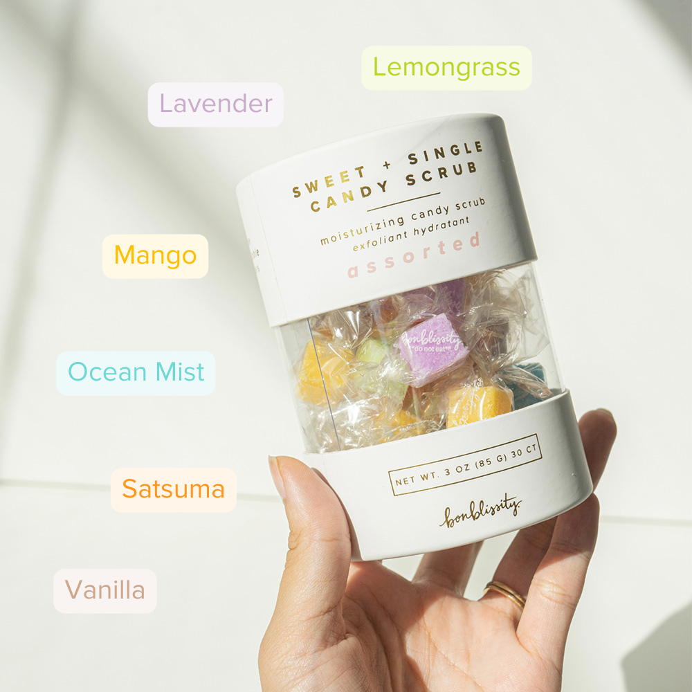 Bonblissity - Wholesale Body Scrub/Exfoliant - Sugar Cubes Candy Scrub – Assorted (30 pc) | Self-care Gift4