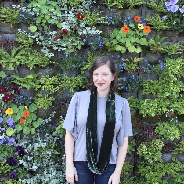 Dana Herbert – Cachecol - Mulher por atacado – Lenço infinito de veludo de seda13