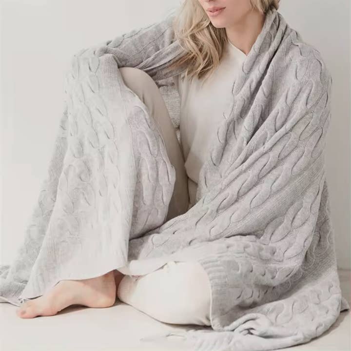 100% Cashmere Cable Knit Throw Blanket and other Purchase Wholesale cashmere throws. Free Returns & Net 60 Terms on Faire trending on Faire.