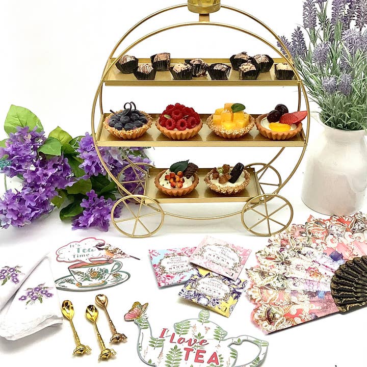 All Little Cute Things - Wholesale Cake stand - Royal Carriage Dessert Display Platter for Tea House1
