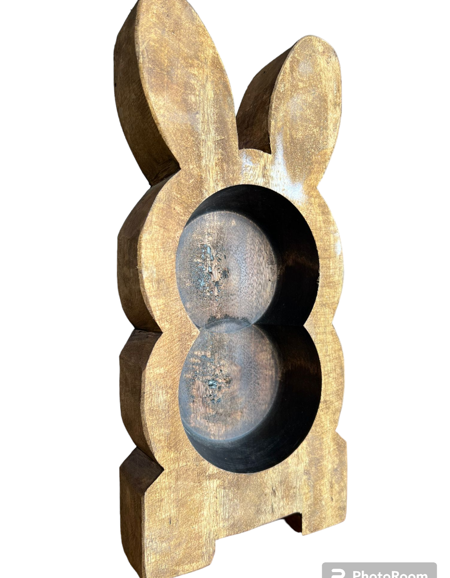 Luises Perez Imports LLC - Wholesale Decorative Plate/Dish/Bowl - Premium Bunny wood bowl1