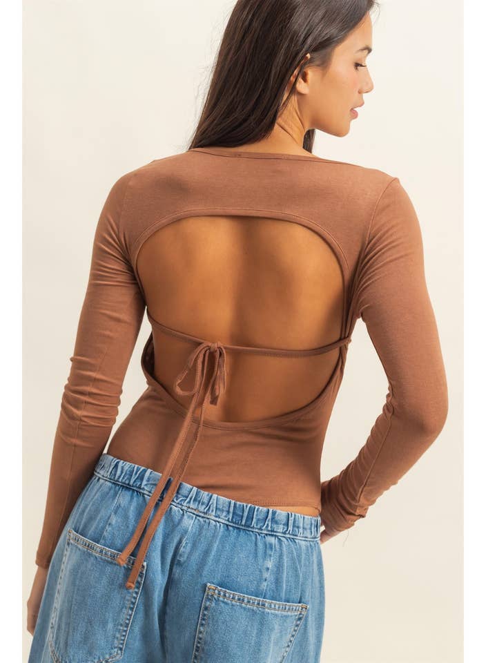 Tie-Back Bodysuit for wholesale by HYFVE