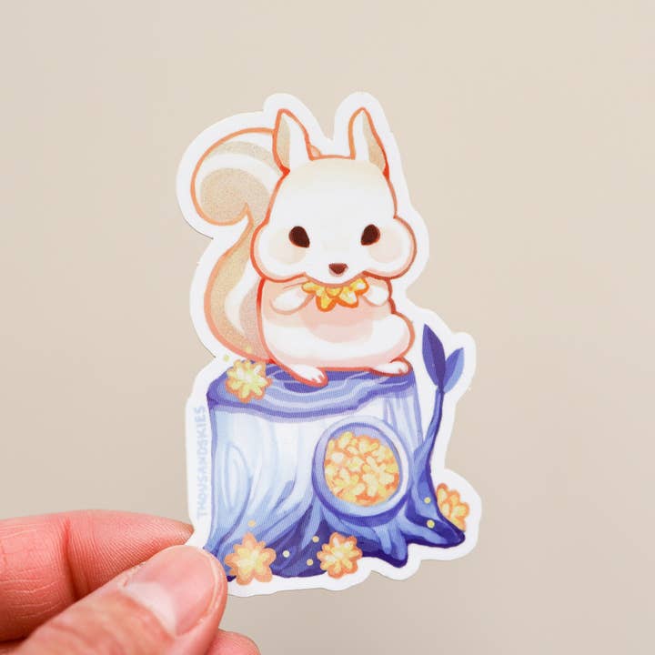 Thousand Skies - Wholesale Sticker - Vinyl Sticker (Holographic) Squirrel and the Fallen Stars