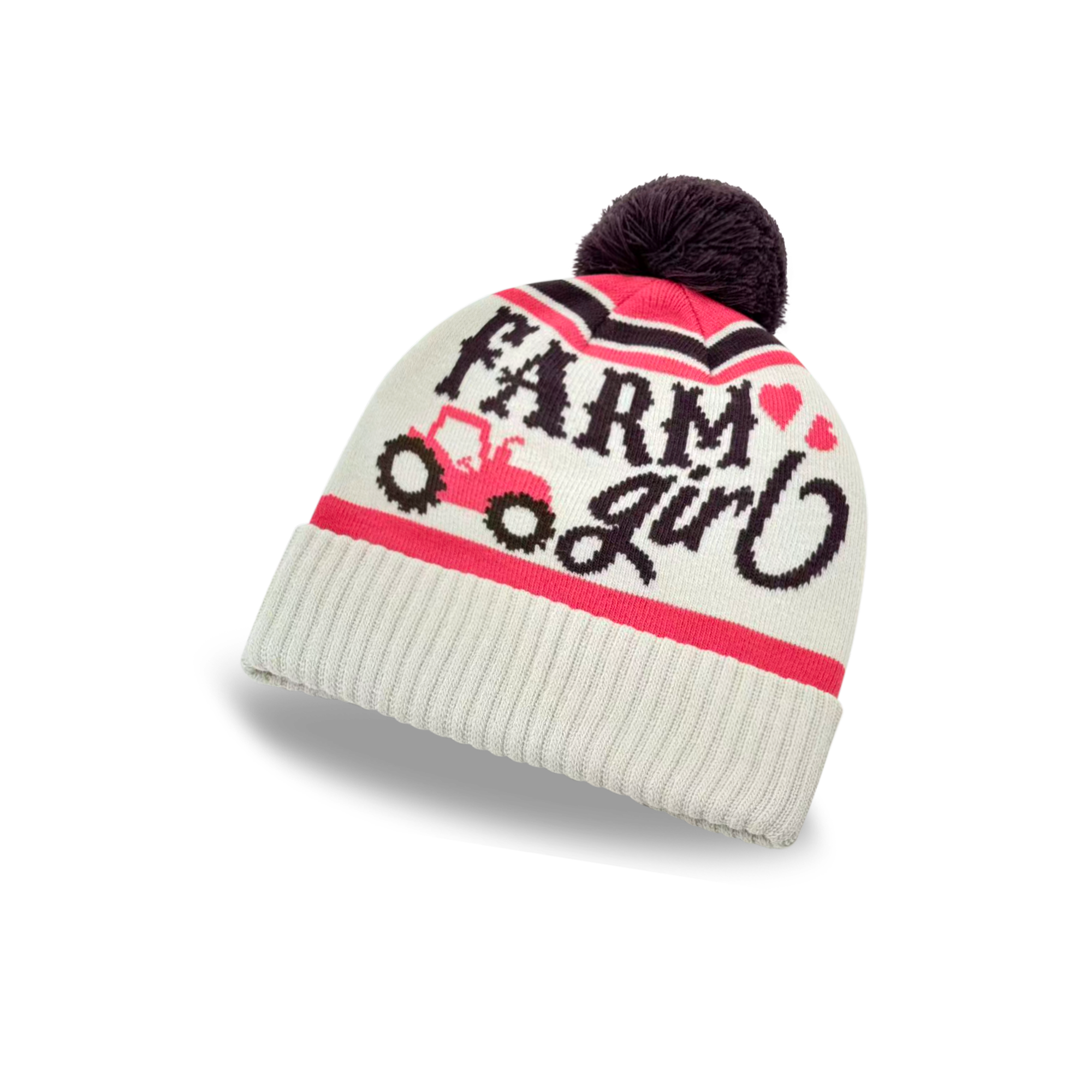 Northern Icons Creations INC - Wholesale Beanie - Dames - Boerendochter Tractormuts met Pompon – Winterhoed in Country Stijl2