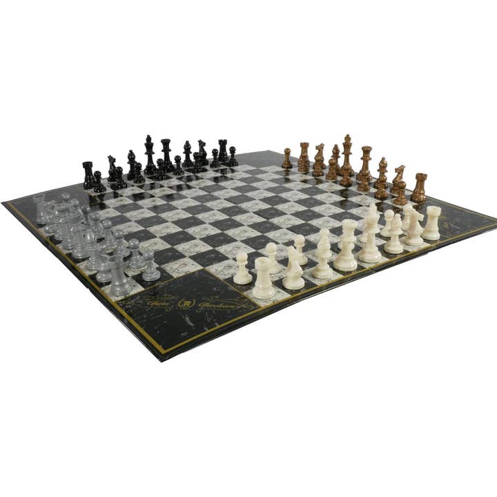 Hansen Game Gift & Toy Company - Wholesale Board Game - John N. Hansen: Chess 4, Black