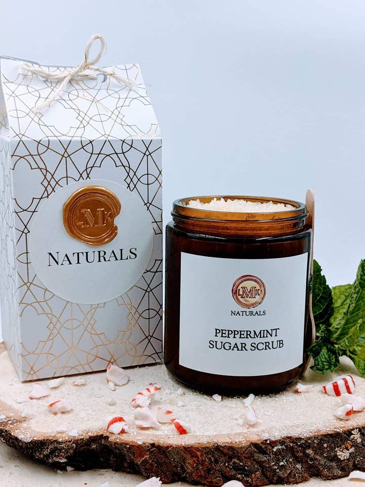Peppermint Body Scrub for wholesale by LMK Naturals
