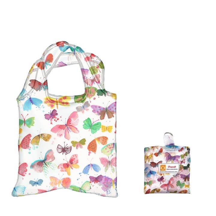 ArtSHINE - Wholesale Grocery/Shopping Bag - Eco Foldable - Butterfly Garden by Vinaya Muralidharan