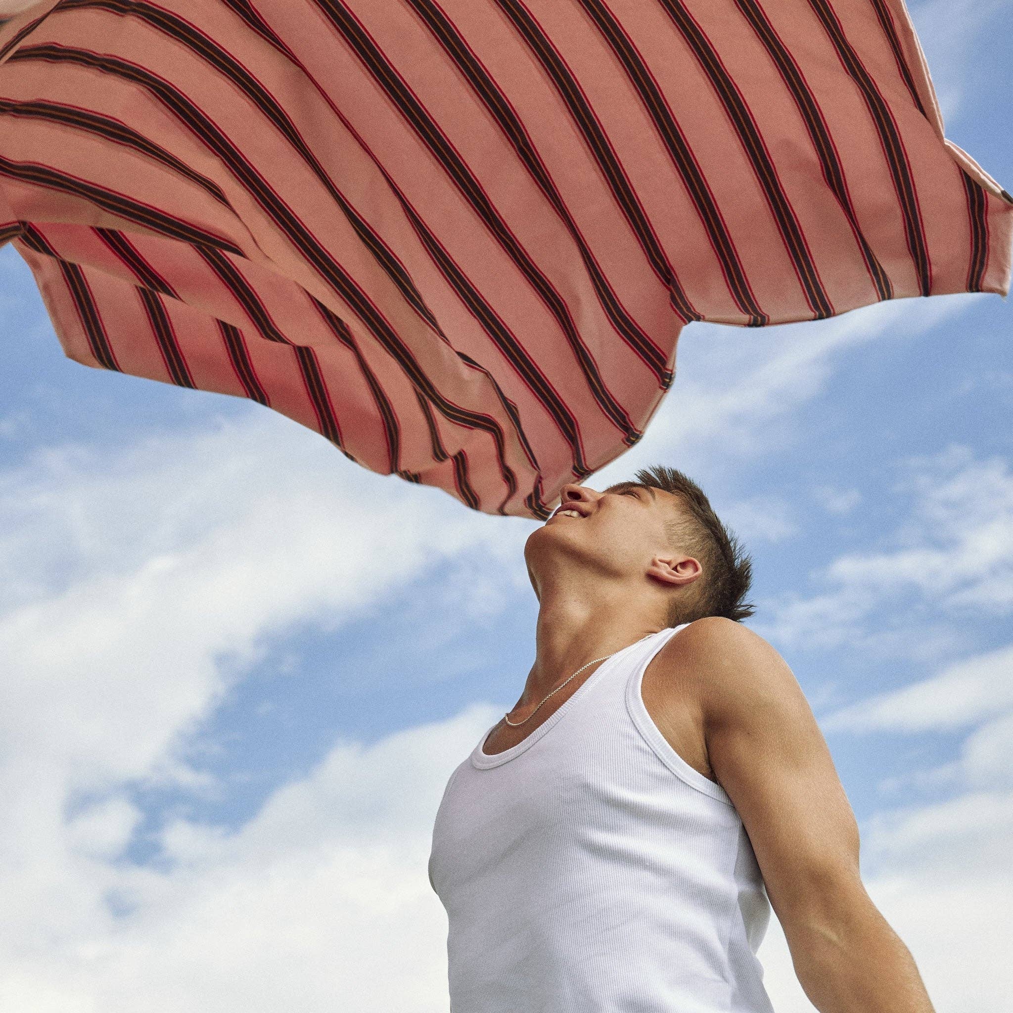 HOMEHAGEN – wholesale Sängkläder – Bäddset i bomullspercale - Rosa dobbyrand5