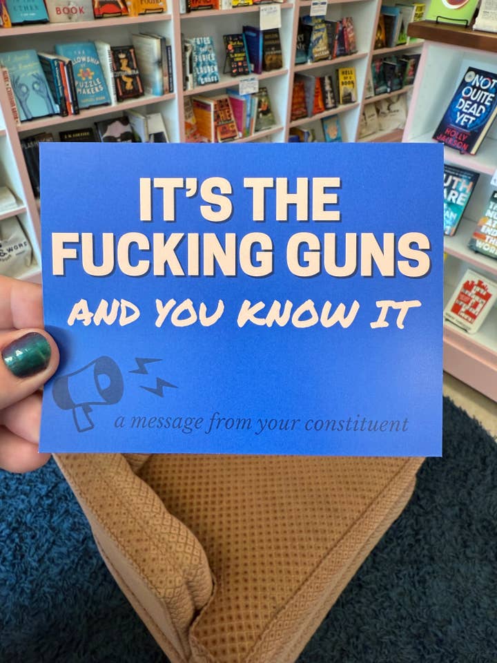 It's The Fucking Guns And You Know It for wholesale by Strong Feelings Press