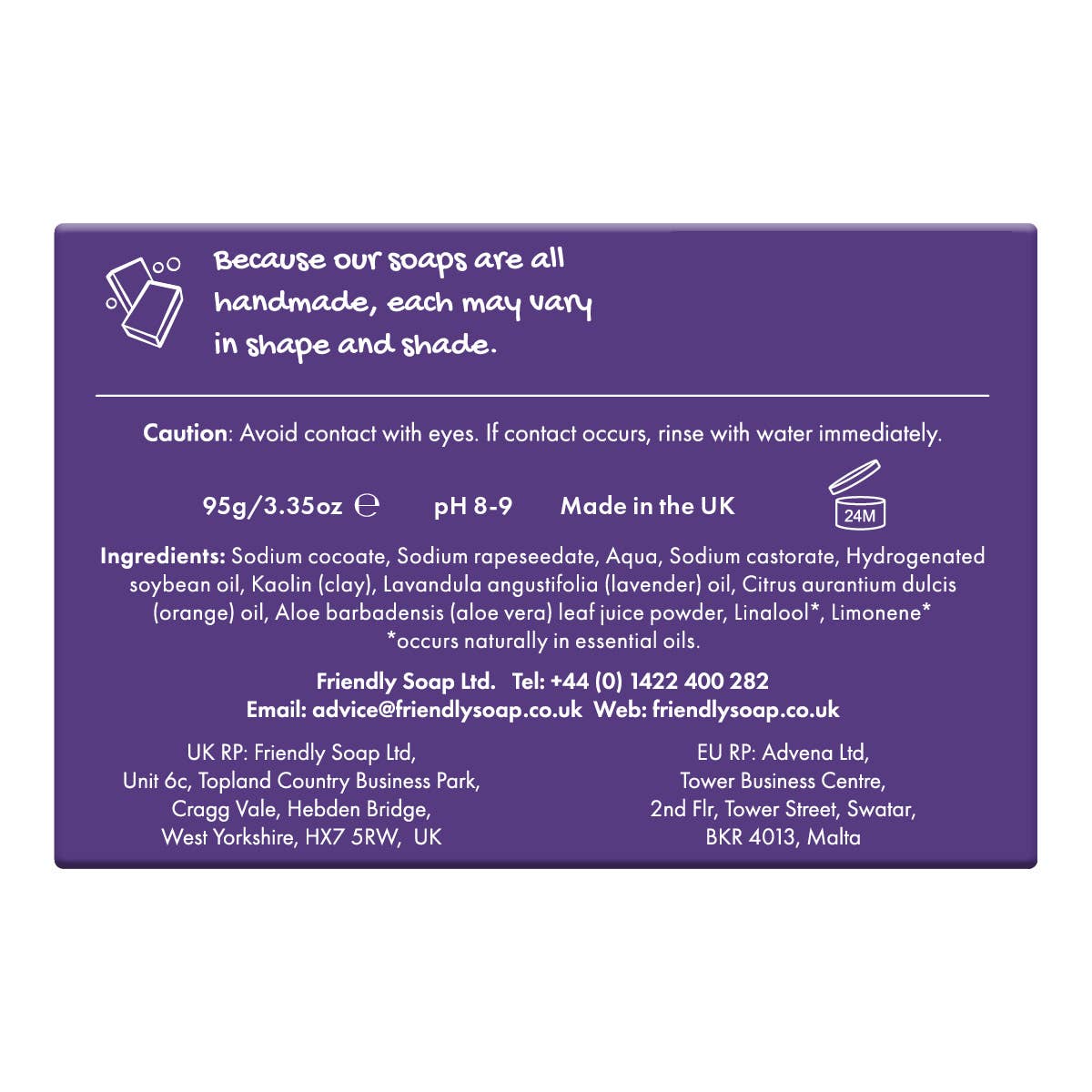 Friendly Soap - Wholesale Shave Soap - Men's - Orange & Lavender Shaving Bar - Eco Friendly4