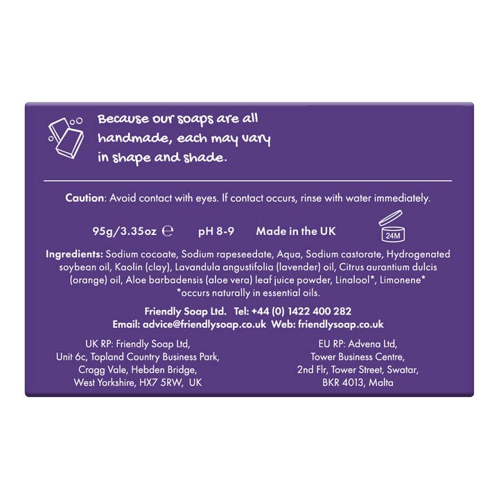 Friendly Soap - Wholesale Shave Soap - Men's - Orange & Lavender Shaving Bar - Eco Friendly4