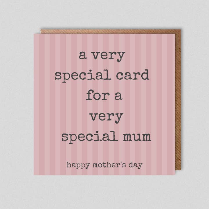 a very special card for a very special mum. for wholesale by Dolly & Doug