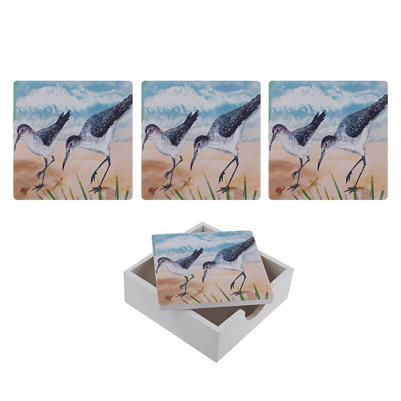 CB Home Collection - Wholesale Coasters - Sand Piper 4 Piece Coaster Set0