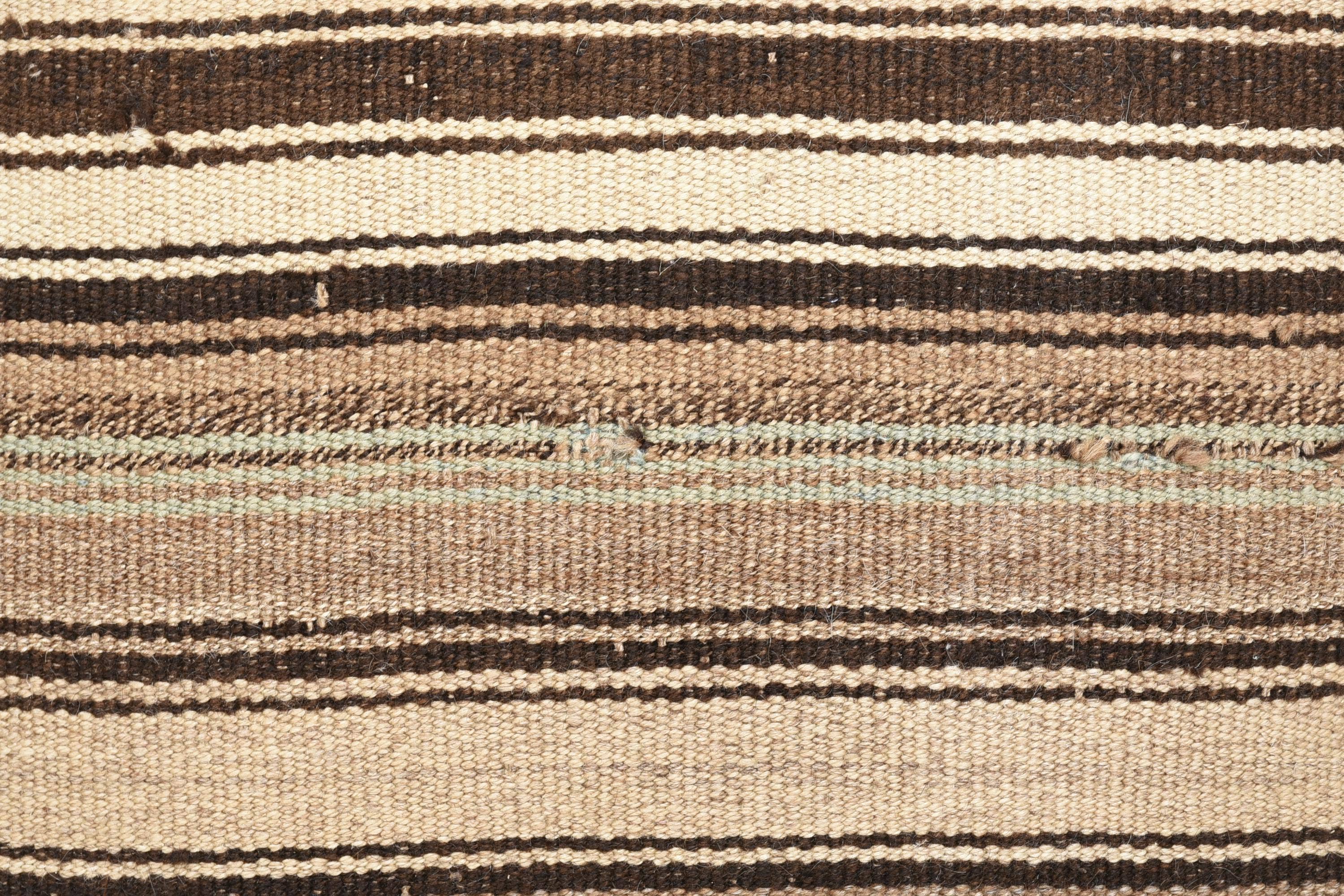 Kilim Pillow Decors - Wholesale Throw/Decorative Pillow - Handmade Kilim Cushion 24x24 Ethnic Striped Beige2