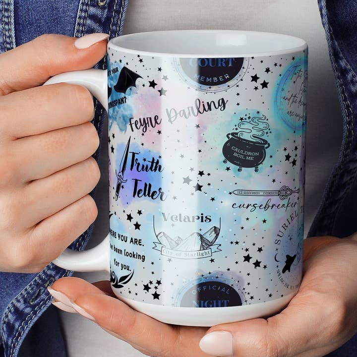 Feyre’s Cosmic Adventure Mug for wholesale by MagicMerchEmporium