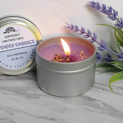 Dancing Turtle Shop – Engroshandel Bade- og kropssæt – Afslappende lavendel organisk spa-sæt, gavekurv, spa-gaveæske4