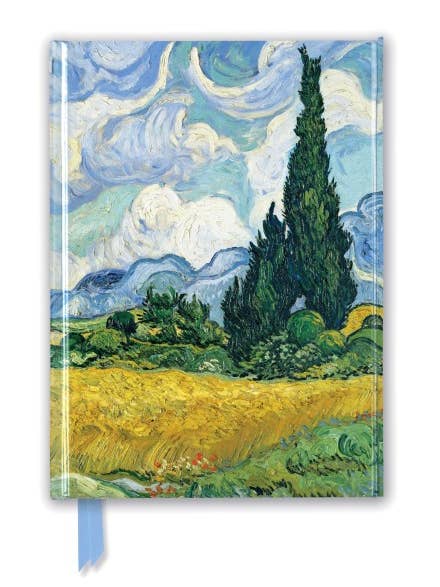 Vincent Van Gogh: Wheat Field With Cypresses Journal for wholesale by Texas Bookman